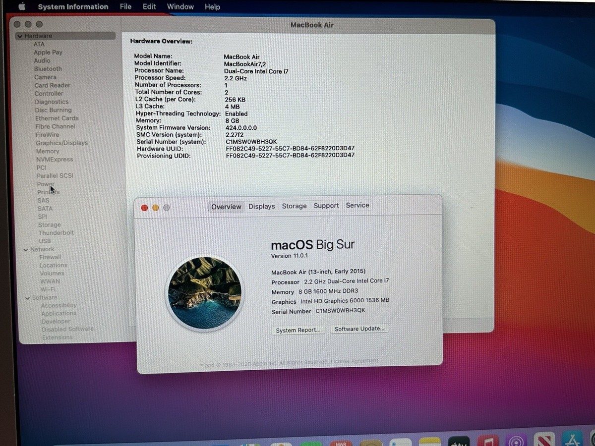 EARLY 2015 Apple MacBook Air 13