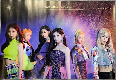 EVERGLOW - 1st Mini Album REMINISCENCE Official Unfolded Poster in