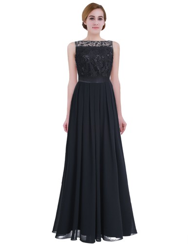Women's Chiffon Bridesmaid Dress Long Dresses Wedding Prom Formal Party Gown - Picture 46 of 117