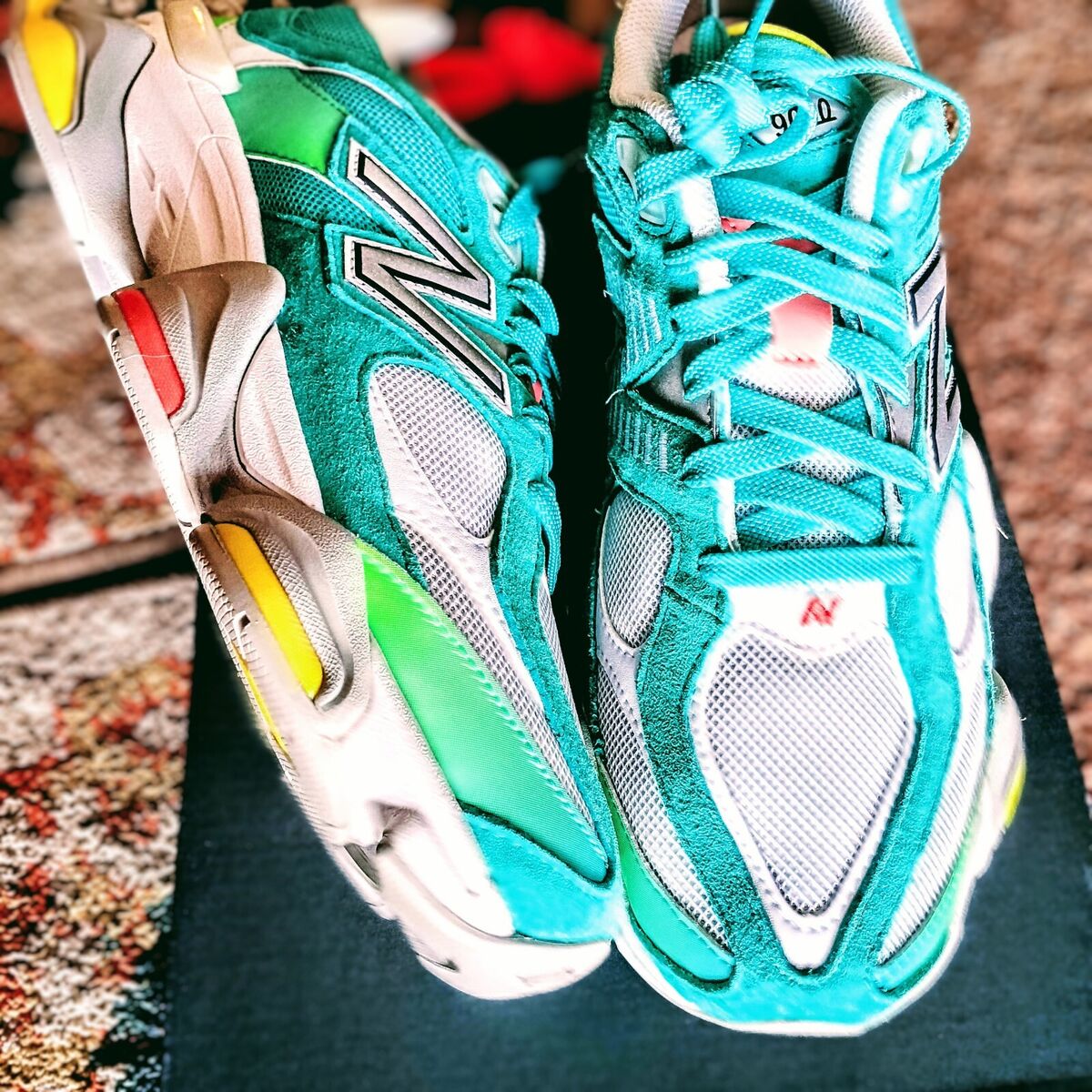 New balance x DTLR ☆ U9060DBT ‘Cyan Burst’ New Balance X DTLR Cyan Burst 9060 (U9060DBT) $300 (Ships