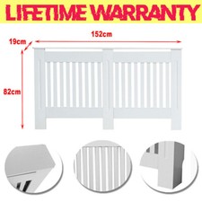 Wooden Radiator Cover In White Livingroom Furniture Safety Guard Large AAA