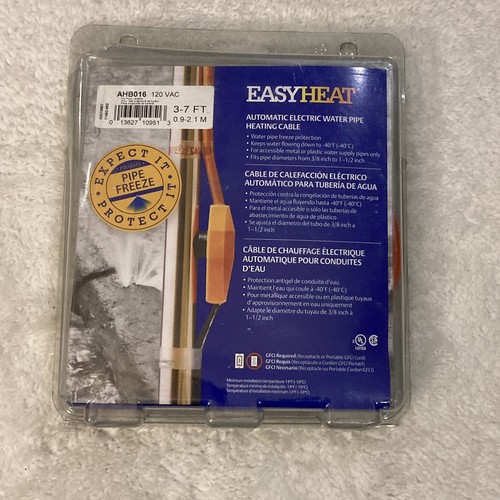Easy Heat Heating Cable Water Pipe Freeze Protection 3/8” to 1-1/2” ( 3 – 7  ft ) – Pinoy Warehouse