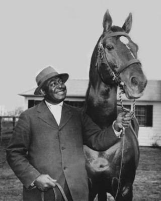 #ad Champion Racehorse Man O War Groom Will Harbutt 8x10 PHOTO PRINT $7.98