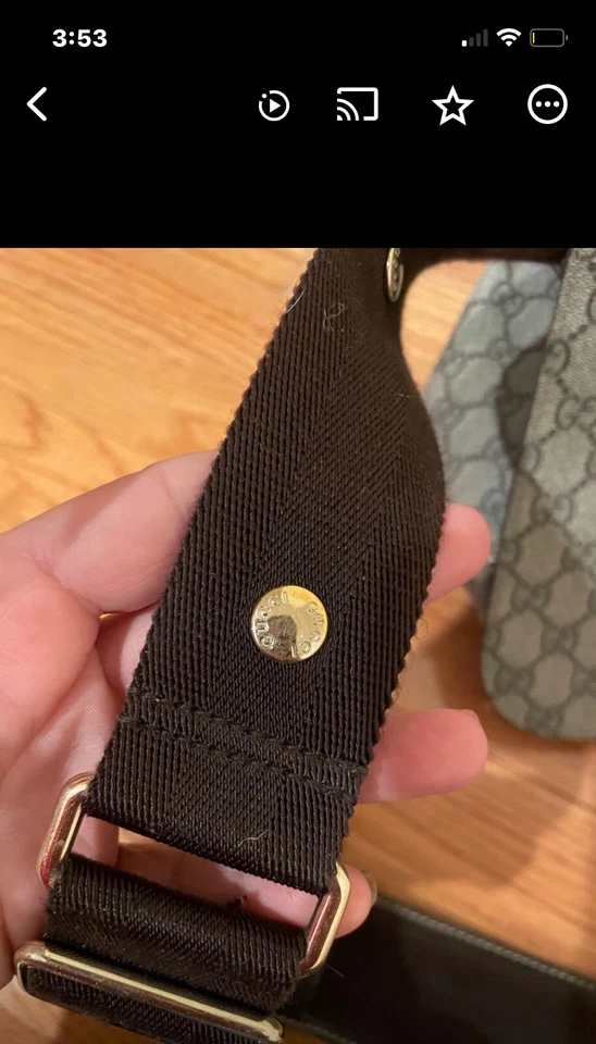 Gucci Diaper Bag, Brown, Spill-Proof, Medium with changing pad. Authentic. - Image 2 of 4