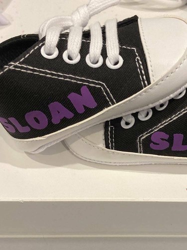 personalised canvas shoes