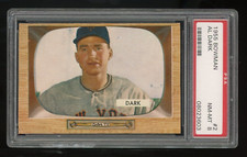 1955 Bowman #2 Al Dark PSA 8 NM-MT #08023603