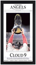 2002 World Series Champions Anaheim Angels Newspaper Print Framed! 10/29