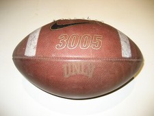 UNLV REBELS - Nevada Las Vegas GAME USED Nike 3005 Football - University