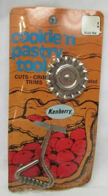 Vintage Kenberry Cookie 'n Pastry Pie Crimper Tool No.1079 made in USA NOS New