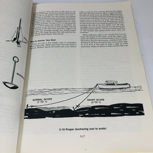VTG BOATING SKILLS & SEAMANSHIP PB Book United States Coast Guard Auxiliary 1986 - Picture 8 of 12