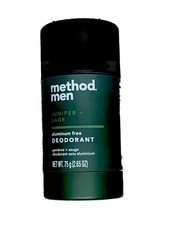 Men, Aluminum Free Deodorant, Juniper  Sage, 2.65 oz 75 g DISCONTINUED