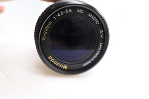 MINOLTA MC 70-210mm 4.5-5.6 - Miranda  optics clear tested on an x700 working