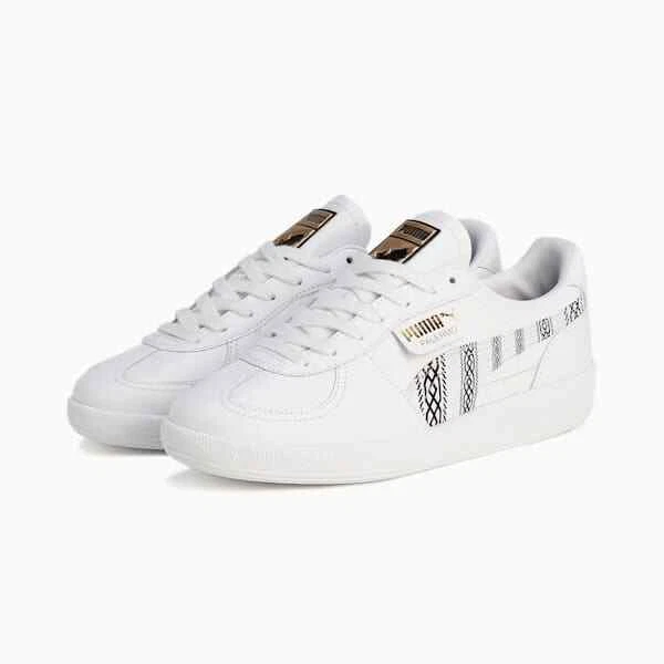 Monster Hunter x Puma Palermo Pelle Puma Bianco Puma Nero Puma Oro Uomo Us7 5