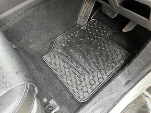 Rugged Rubber Floor Mats Tailored for GWM Cannon 2020-24 Odouless OE shape - Picture 1 of 8
