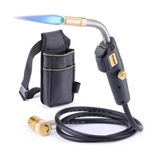 Propane Torch, Mapp Gas Torch with Included Holster, Trigger Start Hose Torch...