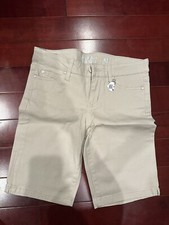 Celebrity Pink Girls Bermuda Khaki Shorts Size 14