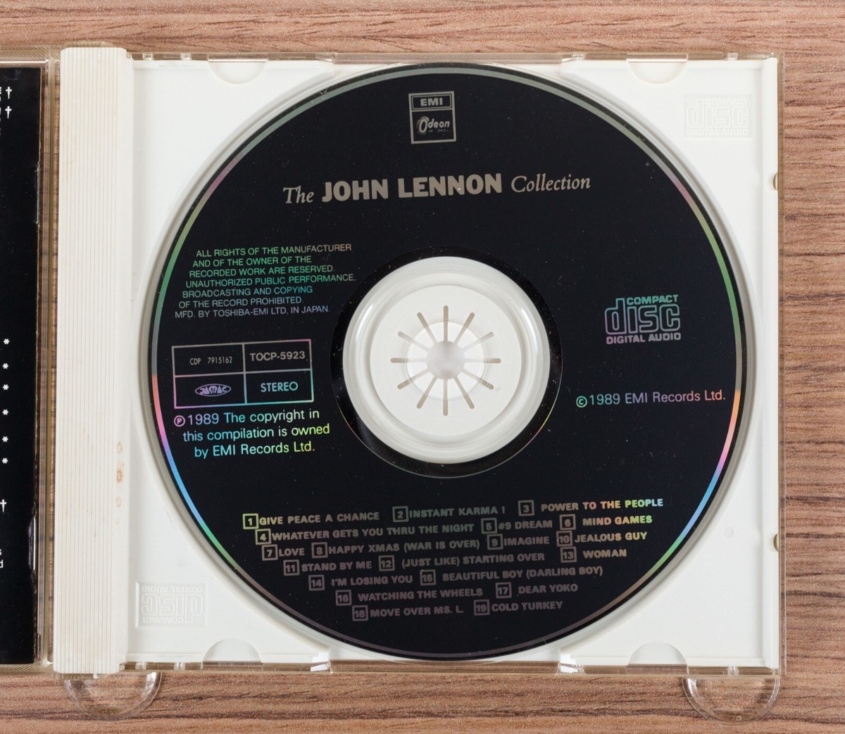 John Lennon - The John Lennon Collection CD (Japan 1989 John Lennon - The John Lennon Collection CD (Japan 1989