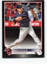 2022 Topps Update Black #US326 Luke Maile NM-MT /70 Guardians  
