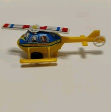 Japanese Flying Service Helicopter Vintage Tin Toy