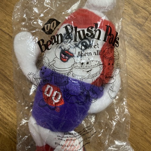 1999 DAIRY QUEEN 7 Zoll Maskottchen Stofftier Puppe Spielzeug Vintage, neu in Verpackung, versiegelt - Bild 2 von 4