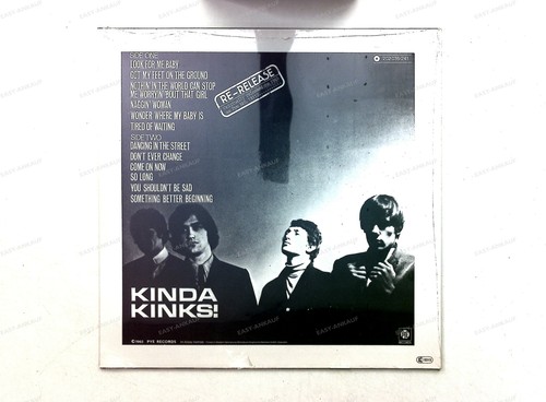 The Kinks - Kinda Kinks GER LP 1980 Mono ` - Picture 2 of 2