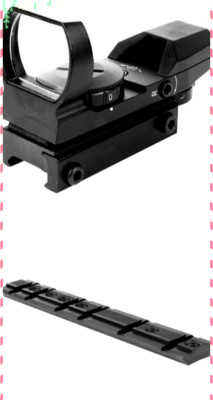 Reflex R/G Dot Sight 4 Reticles +Free Scope Mount Fits Ruger 10/22 Rifle .22LR