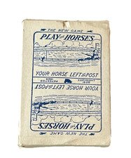 Play the Horses Card Game 1928 Oliver Company Horse Racing RARE Complete