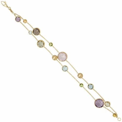 Unbehandelte Edelstein Peridot Echtschmuck-Armbänder-Anhänger