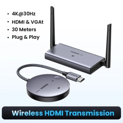 UGREEN ワイヤレスHDMIエクステンダー UGREEN Wireless HDMI Extender 4K Video Transmitter Receiver 5G 50M
