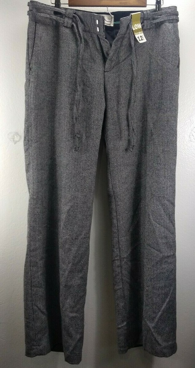 old navy grey dress pants Low Waist, wide leg, Size 12, New with tag Leg pants