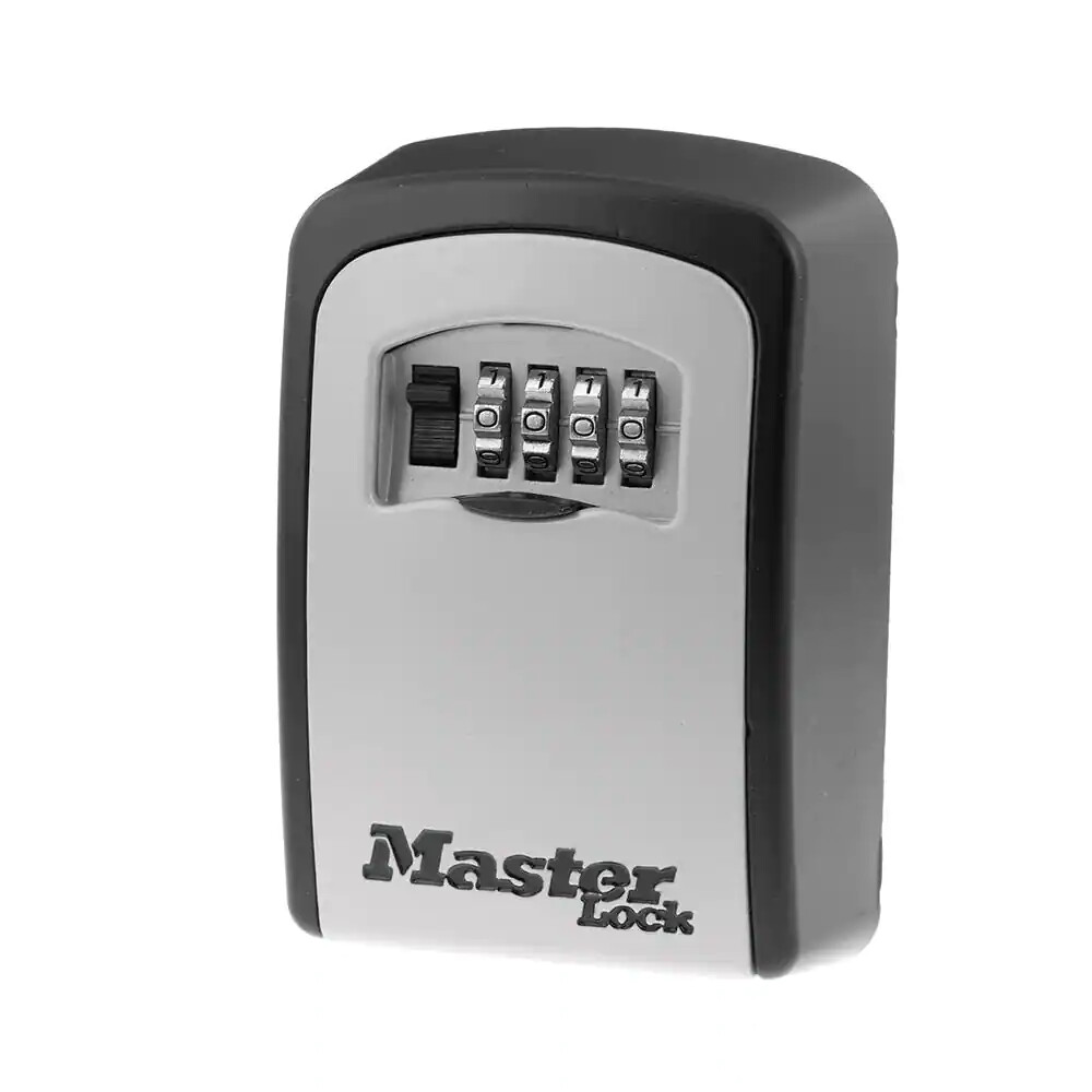 Master Lock Lock Box, Resettable Combination Dials Model #5401DHC