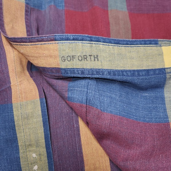 Camicia Adirondack by Savile Fila Manica Corta Bottoni 100% Cotone Uomo Med Plaid