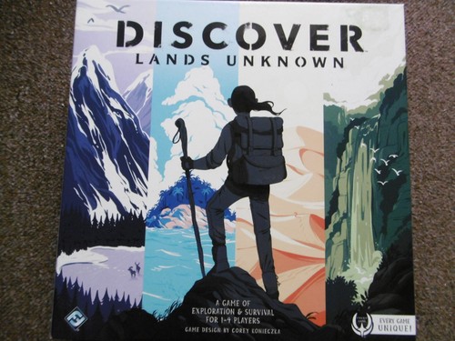 Discover Lands Unknown Abenteuer Strategie Brettspiel FFG ▪︎ Neu ABER geöffnet