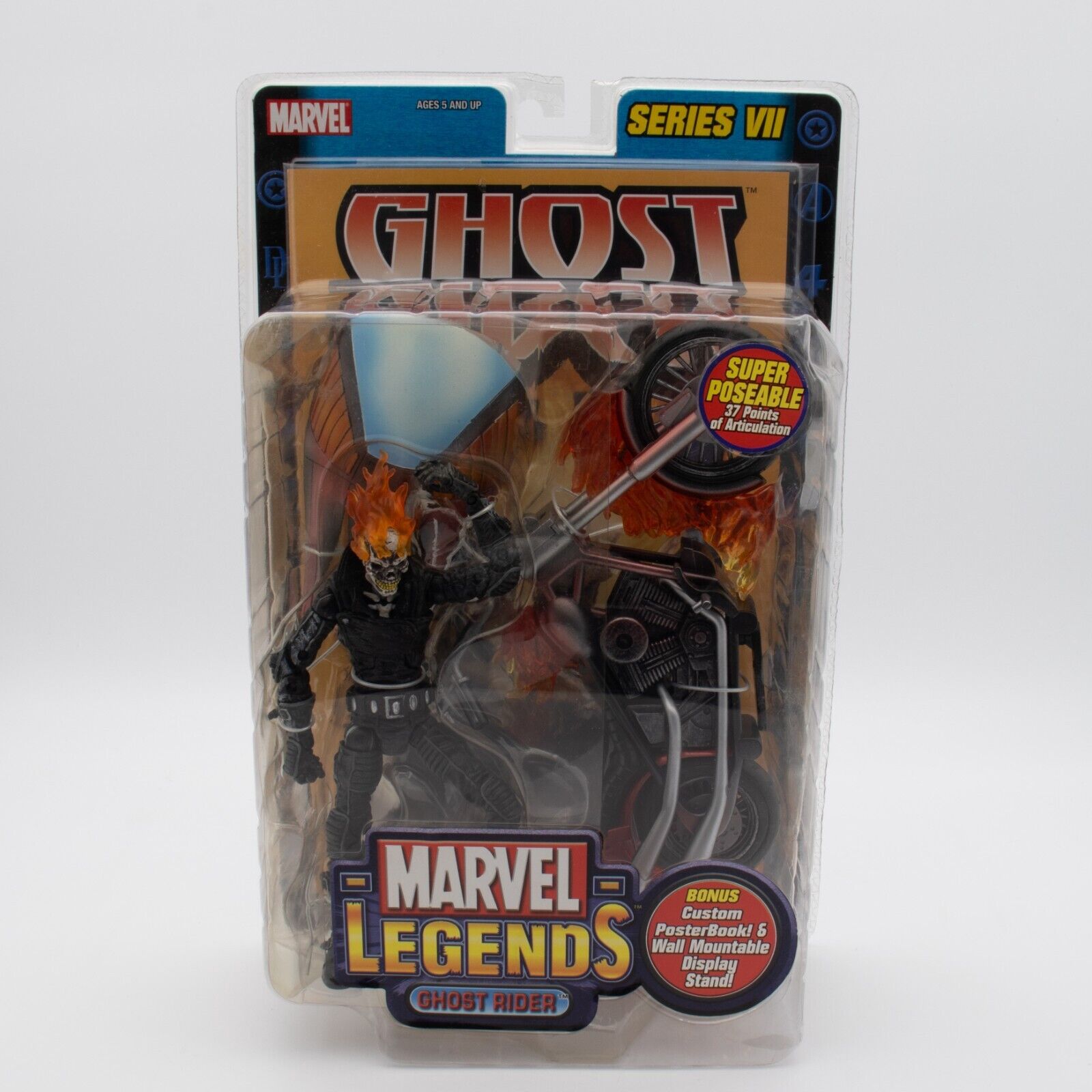 Ghost Rider Marvel Legends Action Figure MOC Sealed Comic Series VII 7 Toy Biz 