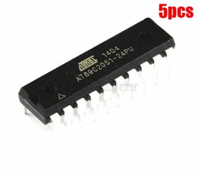 MARKENLOS 5Pcs DIP-20 AT89C2051-24PU AT89C2051 Microcontroller Atmel New Ic yl