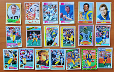 Los Angeles Rams QBs lot of 19 Custom Hand Made Art Cards Namath Jones Gabriel++