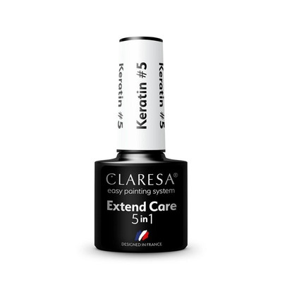 5 Keratin UV Nagellack Extend 5in1 5ml Claresa Base Keratin