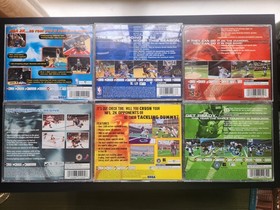 Dreamcast Sports Game lot NFL 2K, NFL 2K1, NBA 2k, NBA 2K1, MLB 2K1, NHL 2k