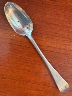 Scarce Colonial William Wittemore Coin Silver Teaspoon NH/ME c 1754