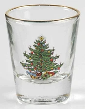 Cuthbertson Christmas Tree  Glassware Shot Glass 6988366