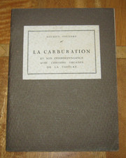 LA CARBURATION DE LA VOITURE BY MAURICE GOUDARD. SOLEX. 1930.