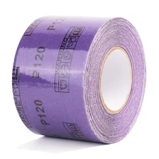 2000 Grit PSA Purple Film Ceramic Sandpaper Roll, 2-3/4" Wide Continuous 20 Yard