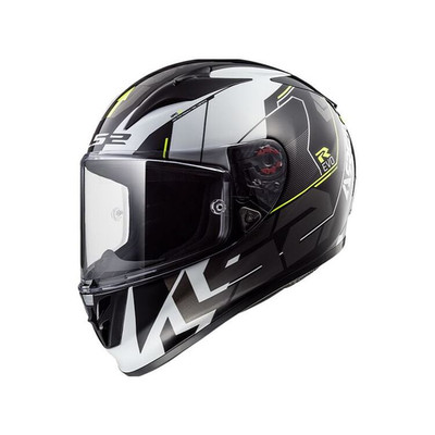 LS2 Adult's Arrow EVO Techno Motorcycle Helmet Black/Blue/Hi-Viz - XL - 323-9105