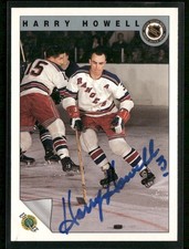 1991-92 Ultimate Original Six - Harry Howell #23 IP Autograph Signed HOF READ