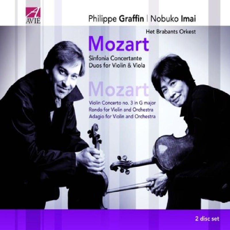 AV2127 Mozart Mozart - Sinfonia Concertante, Duos For Violin and Viola, Violin