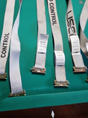 6 PC E-Track Cam Buckle Straps 2"x 16' For Crago -Enclosed Trailer & Van 2500lbs - Picture 5 of 12