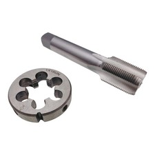 1"-16 Tap and Die Set Right Hand Machine 1 x 16 Thread Round 1x16 RH Straight