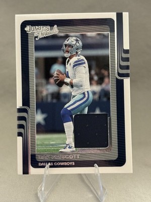 2025 Panini Donruss Threads Dak Prescott #DTH-DPT Patch Dallas Cowboys