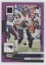 2022 Panini Clearly Donruss Purple 17/175 Mac Jones #34 0v2a