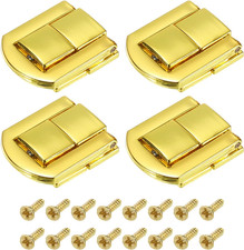 4Pcs Toggle Catch Lock, 0.98" X 0.79" Zinc Alloy Hasp Lock Latch Clasp